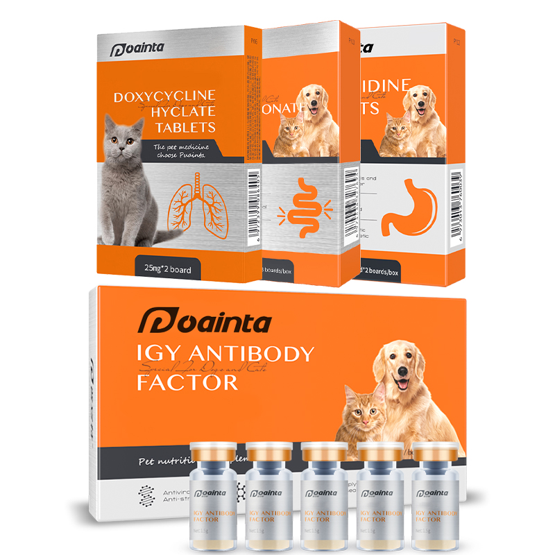 Dogs Canine Distemper Bundle-Bismuth Carbonate Tablets+Doxycycline Hyc