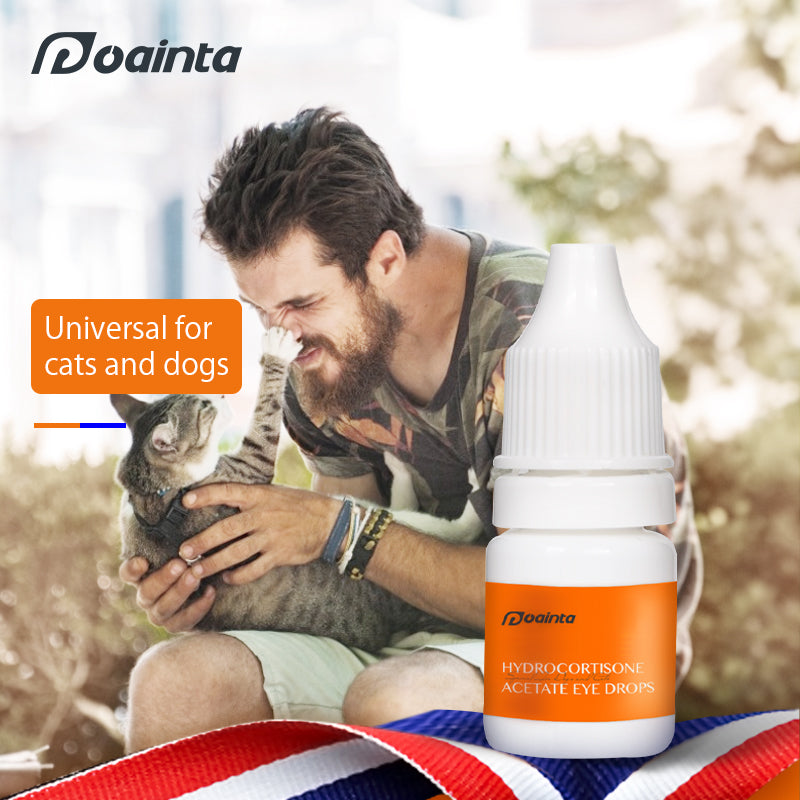 Antibacterial eye outlet drops for cats