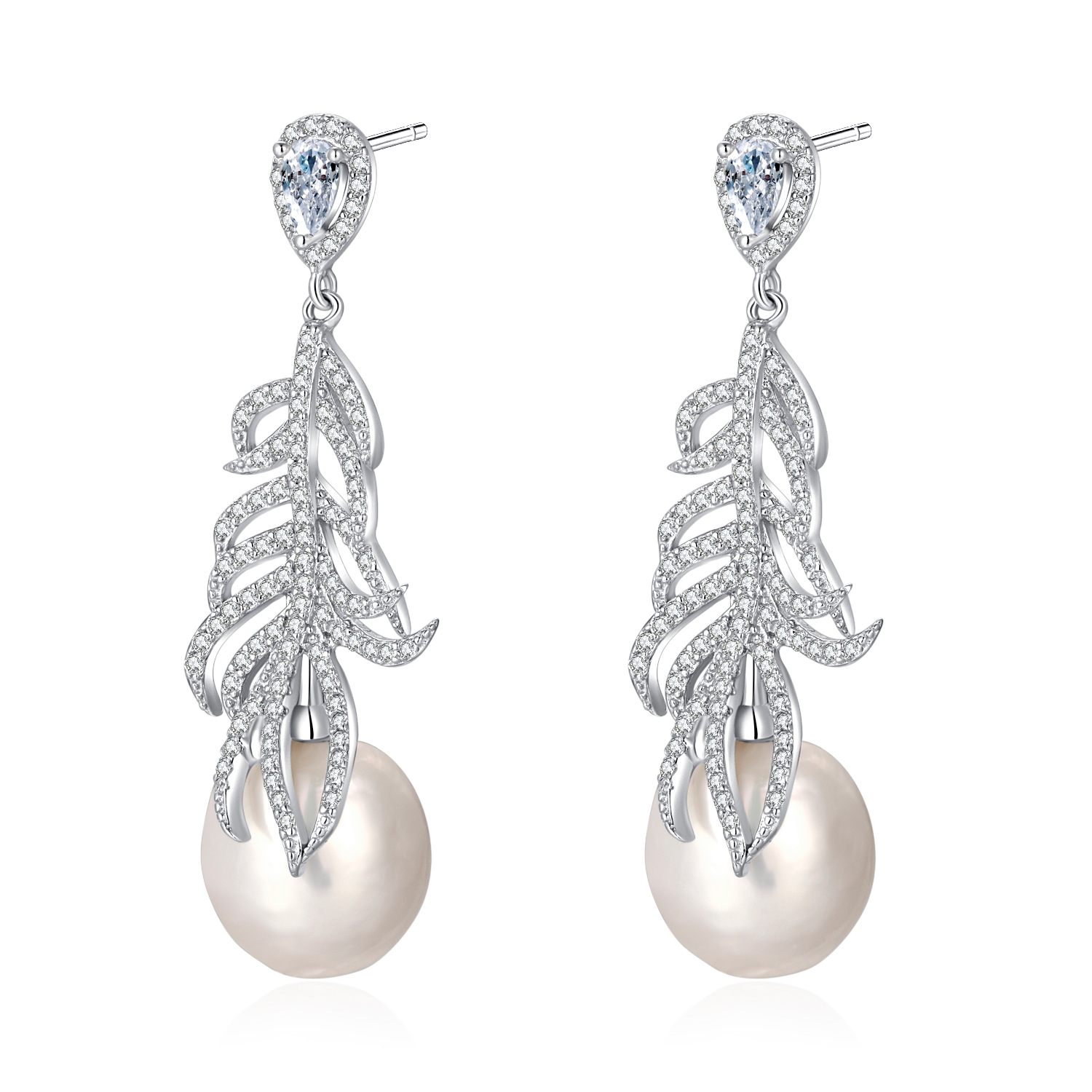 Earrings bridal wedding pearl crystal Earrings south africa online