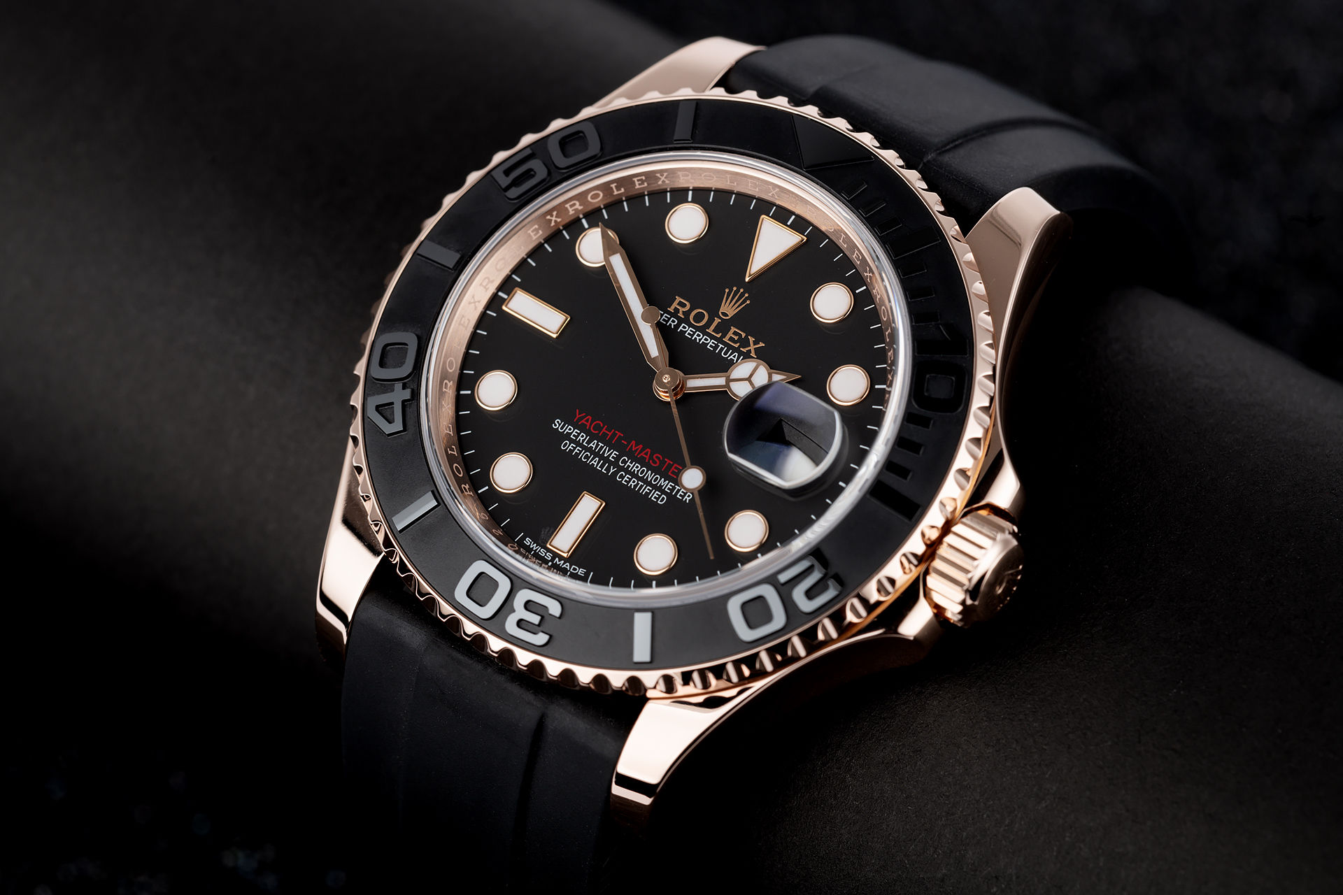 ref 116655 | Everose Gold 'Oysterflex' | Rolex Yacht-Master