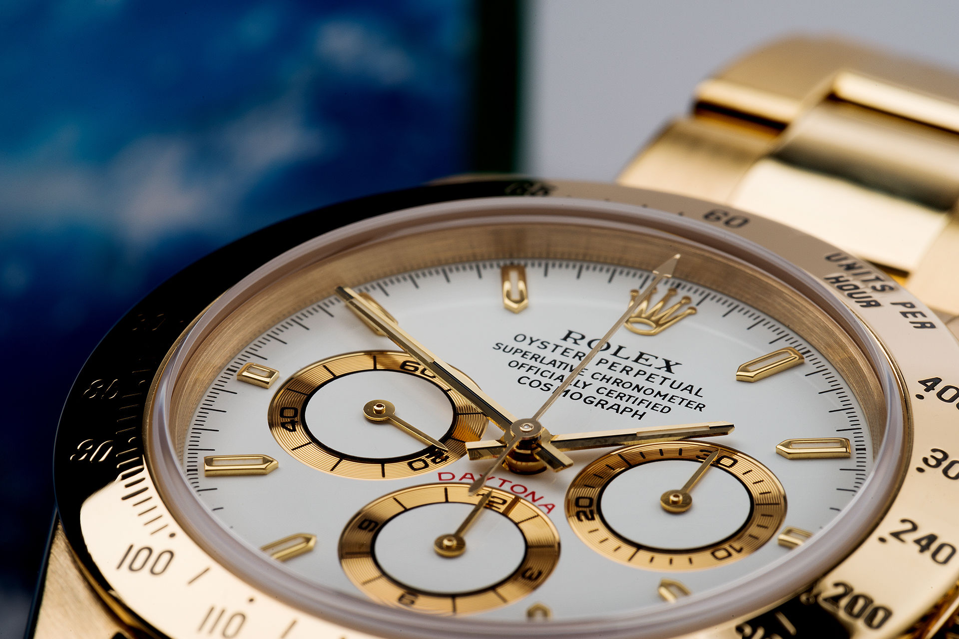 ref 16528 | Solid Gold 'Zenith' Rolex Warranty | Rolex Cosmograph Daytona