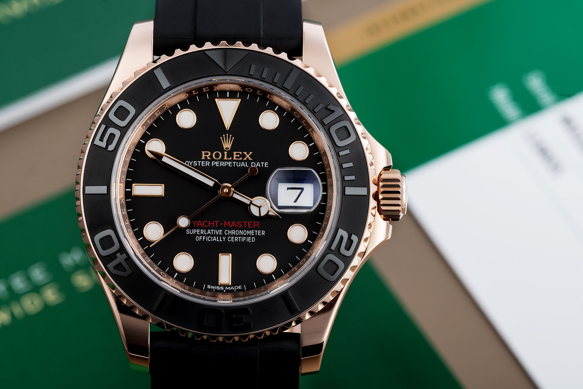 ref 116655 | Everose Gold 'Oysterflex' | Rolex Yacht-Master