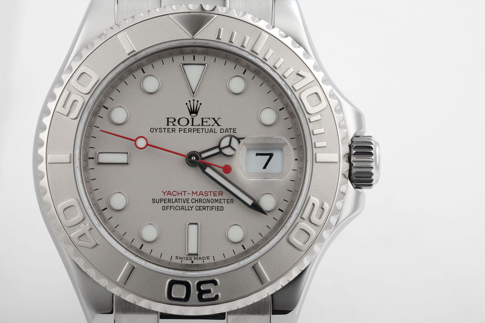 ref 16622 | Platinum Bezel 'Full Set' | Rolex Yacht-Master