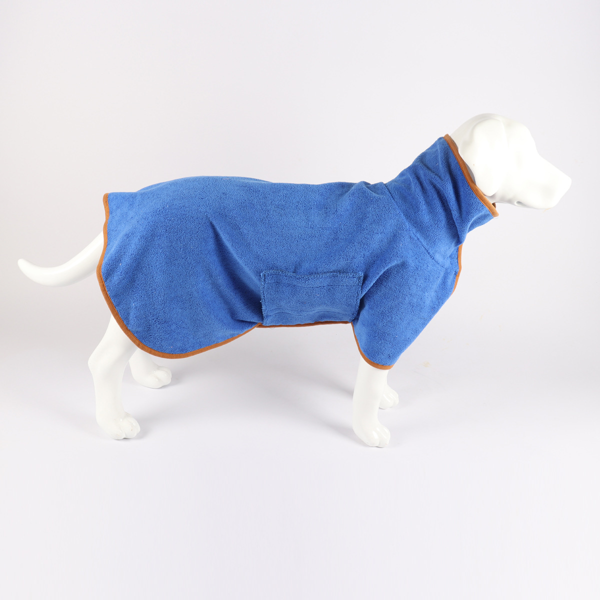 Dog Drying Coat Bathrobe Towel, Quick Drying Pet Towel for Bath & Beach Trips