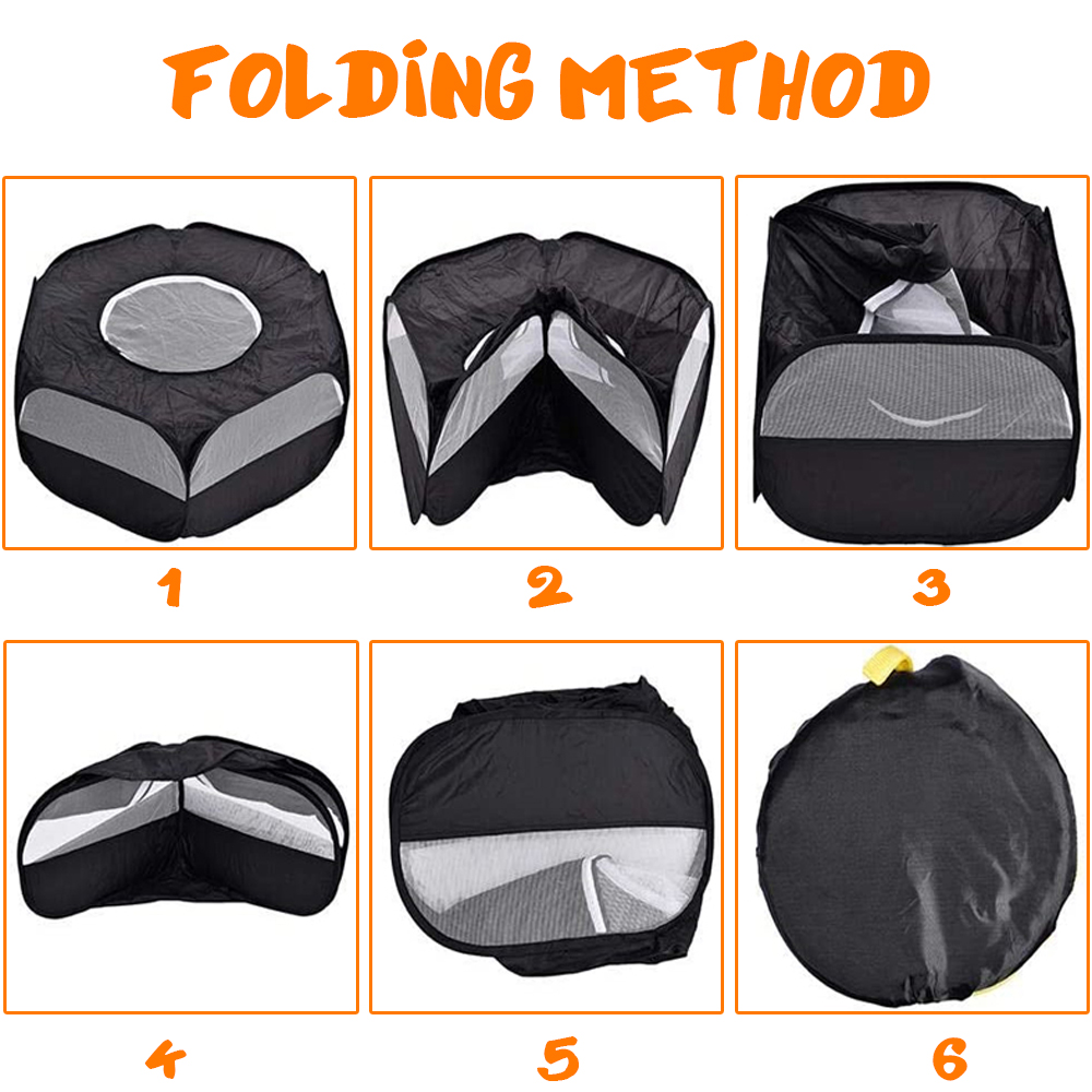 Small Animals Playpen(Black)