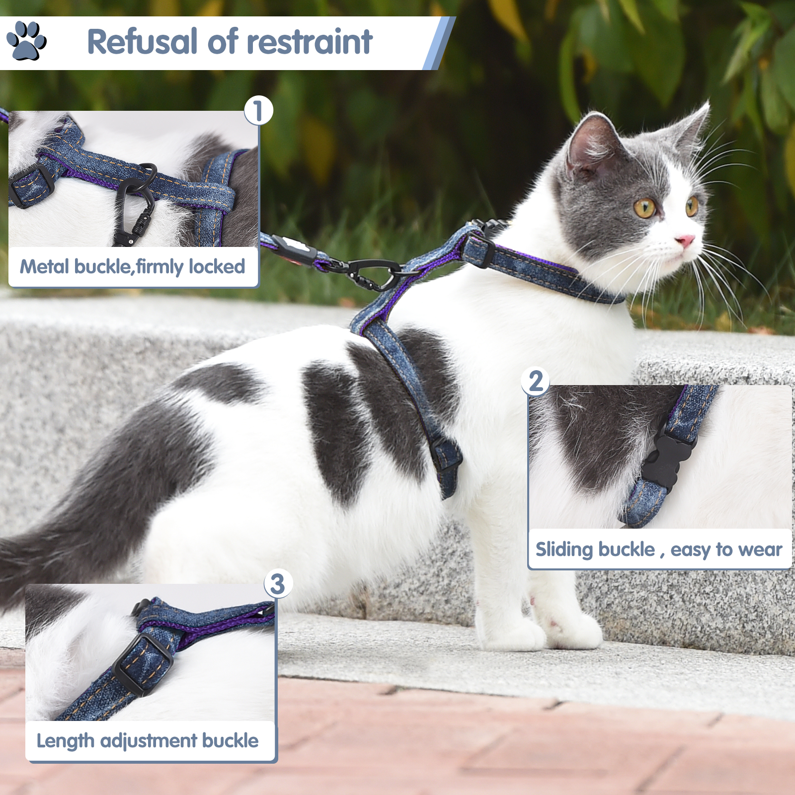 Cat Harness and Leash Set