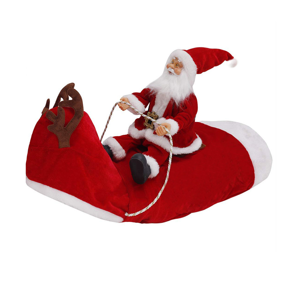 Santa Dog Costume - Santa Claus Riding Pet Cosplay Costumes