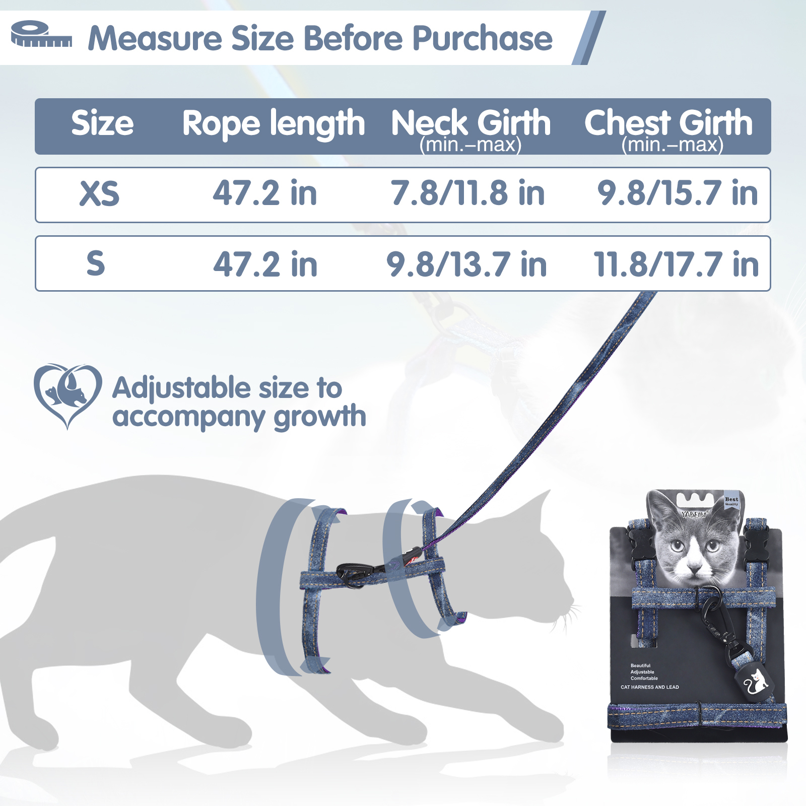 Cat Harness and Leash Set