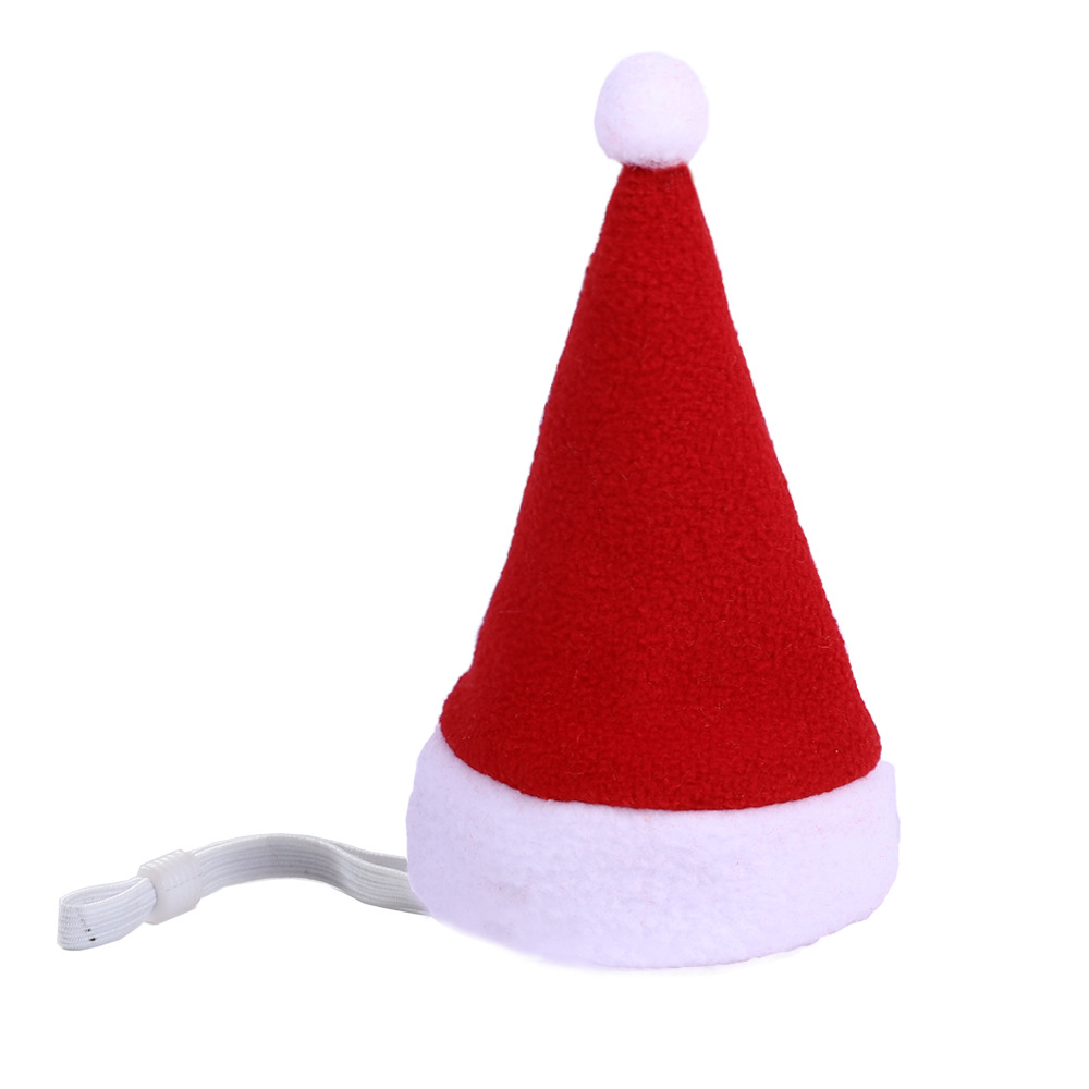 Adjustable Christmas Santa Hat for Dogs Cats