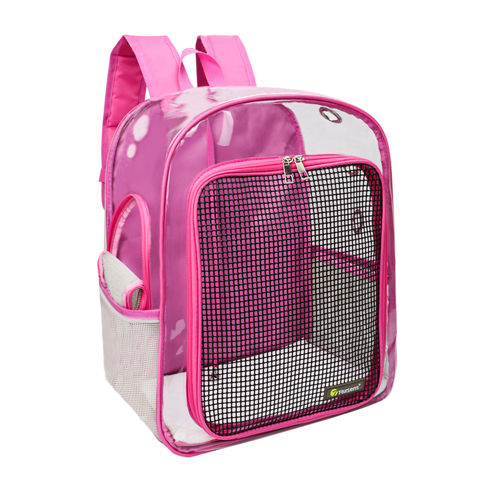Transparent Pet Backpack Carrier(Pink)