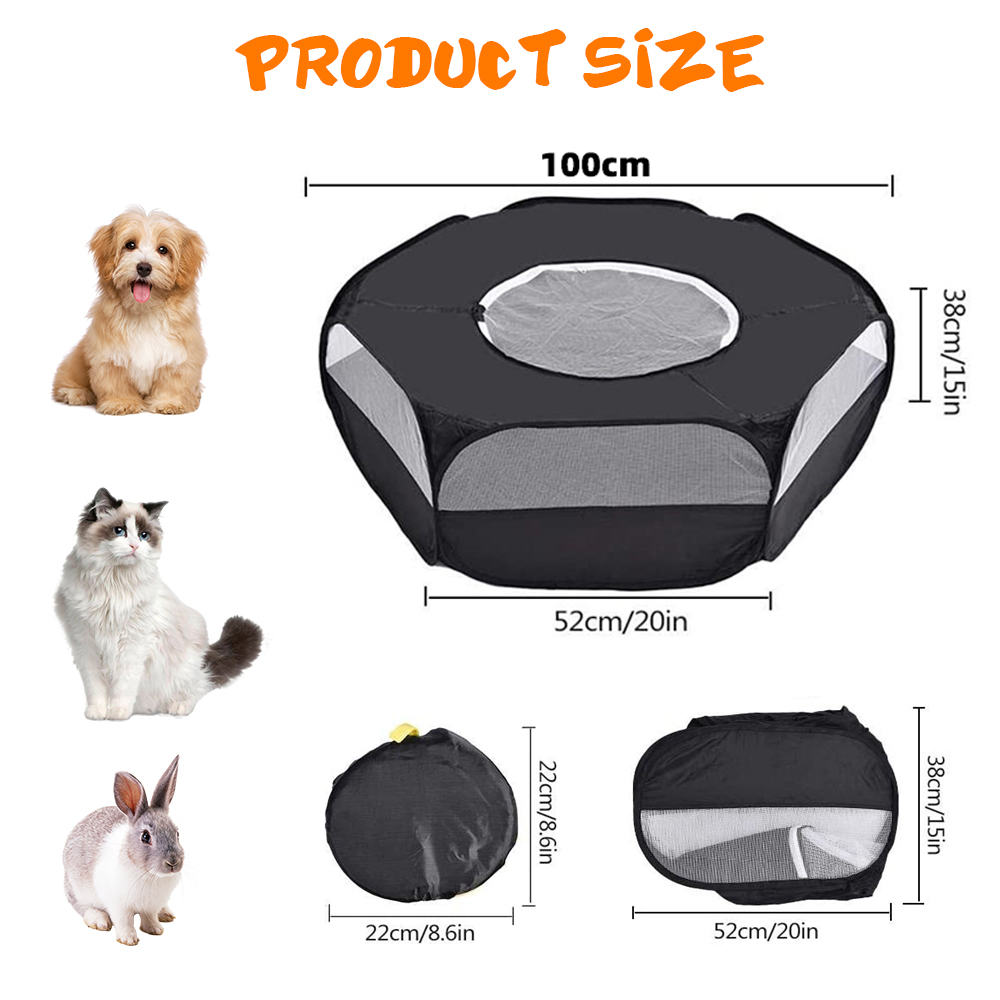 Small Animals Playpen(Black)