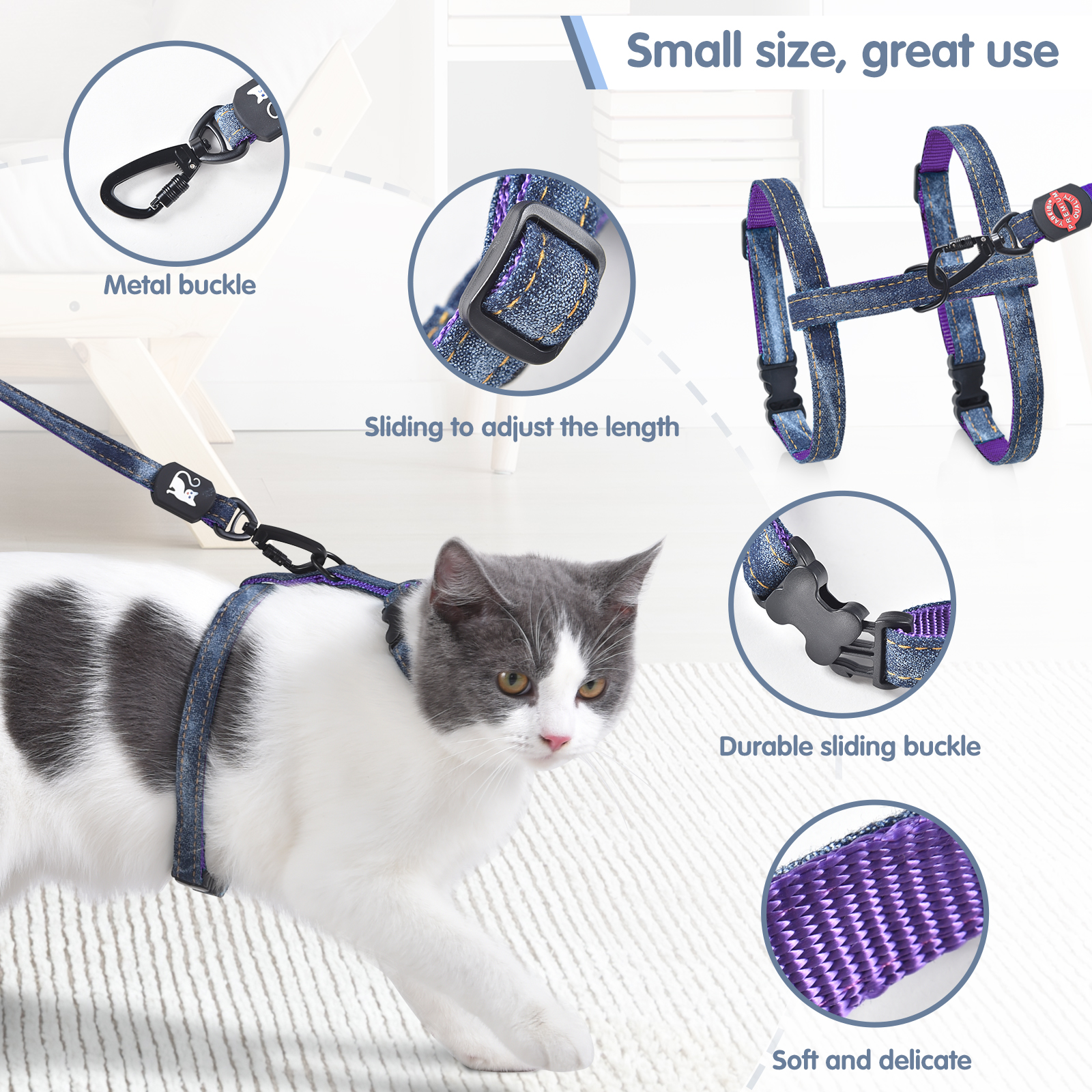Cat Harness and Leash Set