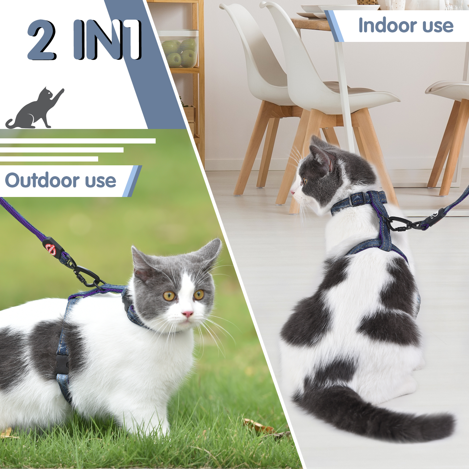 Cat Harness and Leash Set