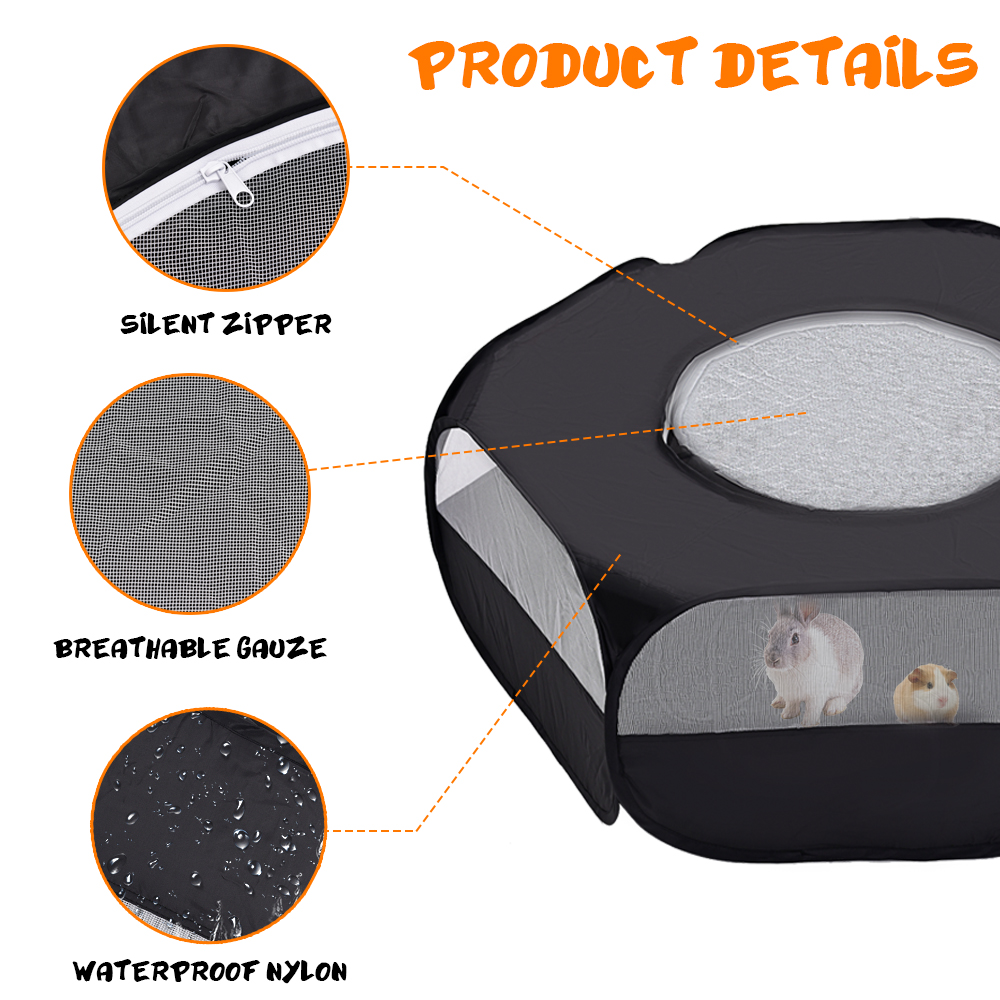 Small Animals Playpen(Black)