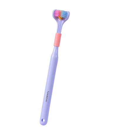 360 degree soft bristle toothbrush