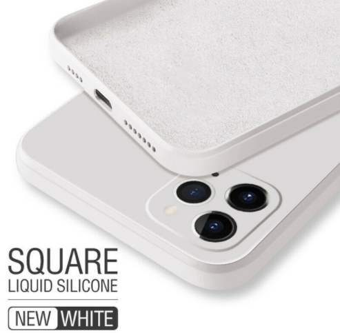 Square Liquid Silicone Case For IPhone Soft Cover