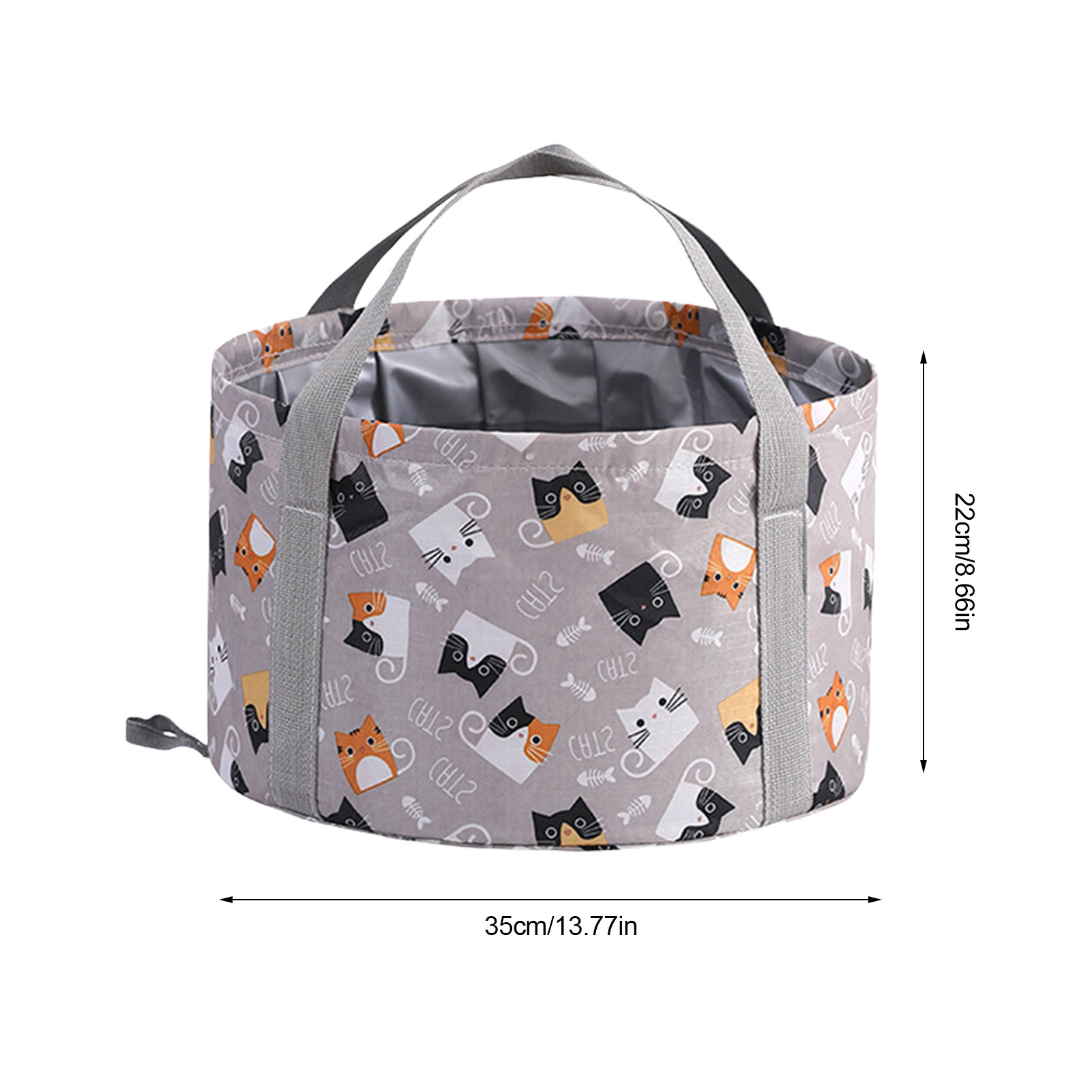 Folding feet bucket