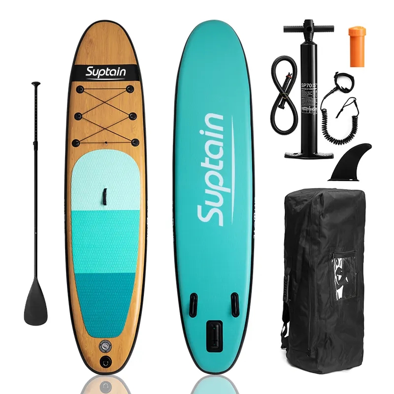 2022 New Design Epoxy Resin Customized Wooden Stand Up Paddle Board Sup