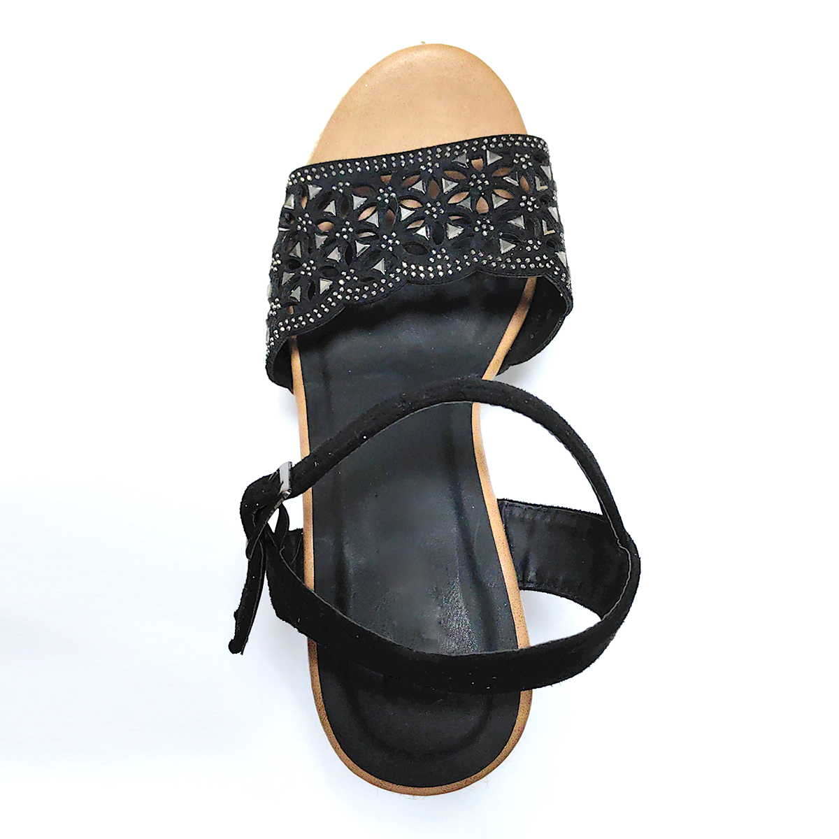 Wedge heeled ethnic sandals