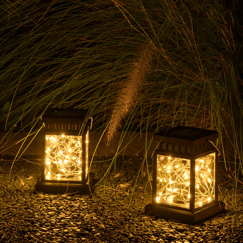 (CANMEIJIA) Solar Small Palace Lantern 1.5W Warm Light