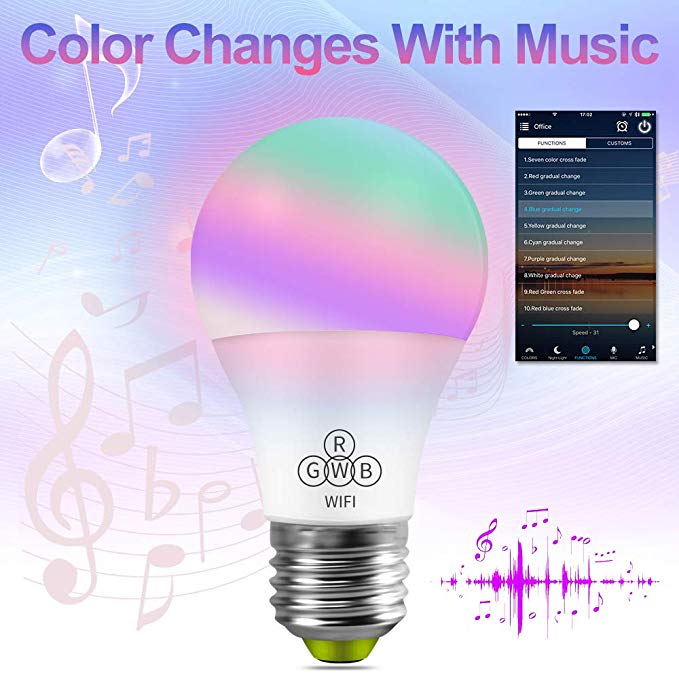 CANMEIJIA Music Remote Colourful RGB Lamp -CANMEILIGHTS