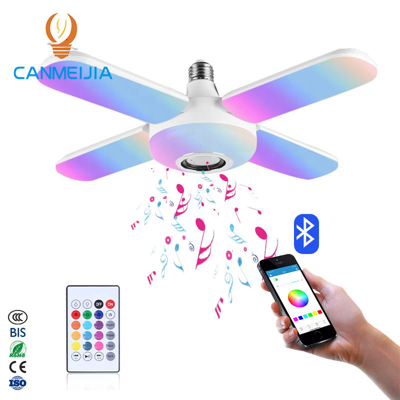 CANMEIJIA LED Music Fan Lamp-CANMEILIGHTS