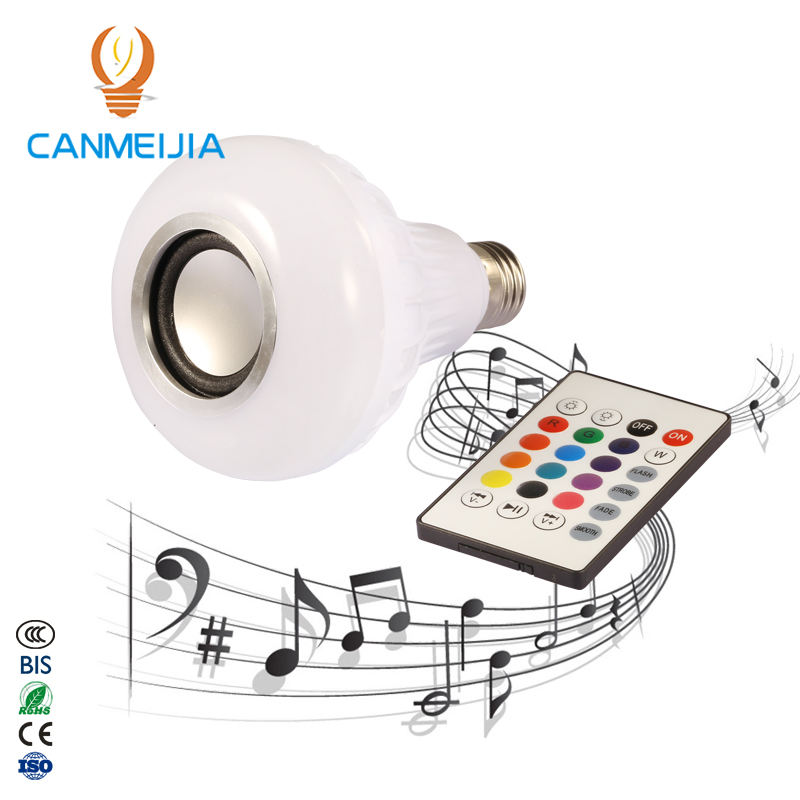CANMEIJIA  Smart RGB Wireless Speaker Music Bulb