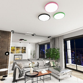 CANMEIJIA Fashion Home Round Led Ceiling Light-CANMEILIGHTS