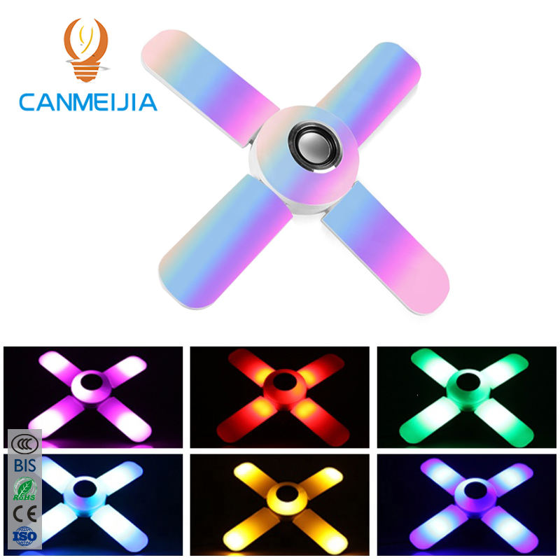 CANMEIJIA LED Music Fan Lamp-CANMEILIGHTS