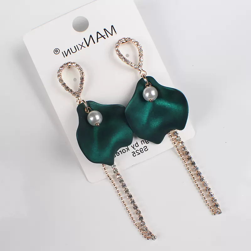 3、pod商品(多个定制项，定制费20元)----S925银针贝壳形耳钉长款流苏莫兰迪色韩版新潮耳饰网红旗舰店耳环--测试店铺复制