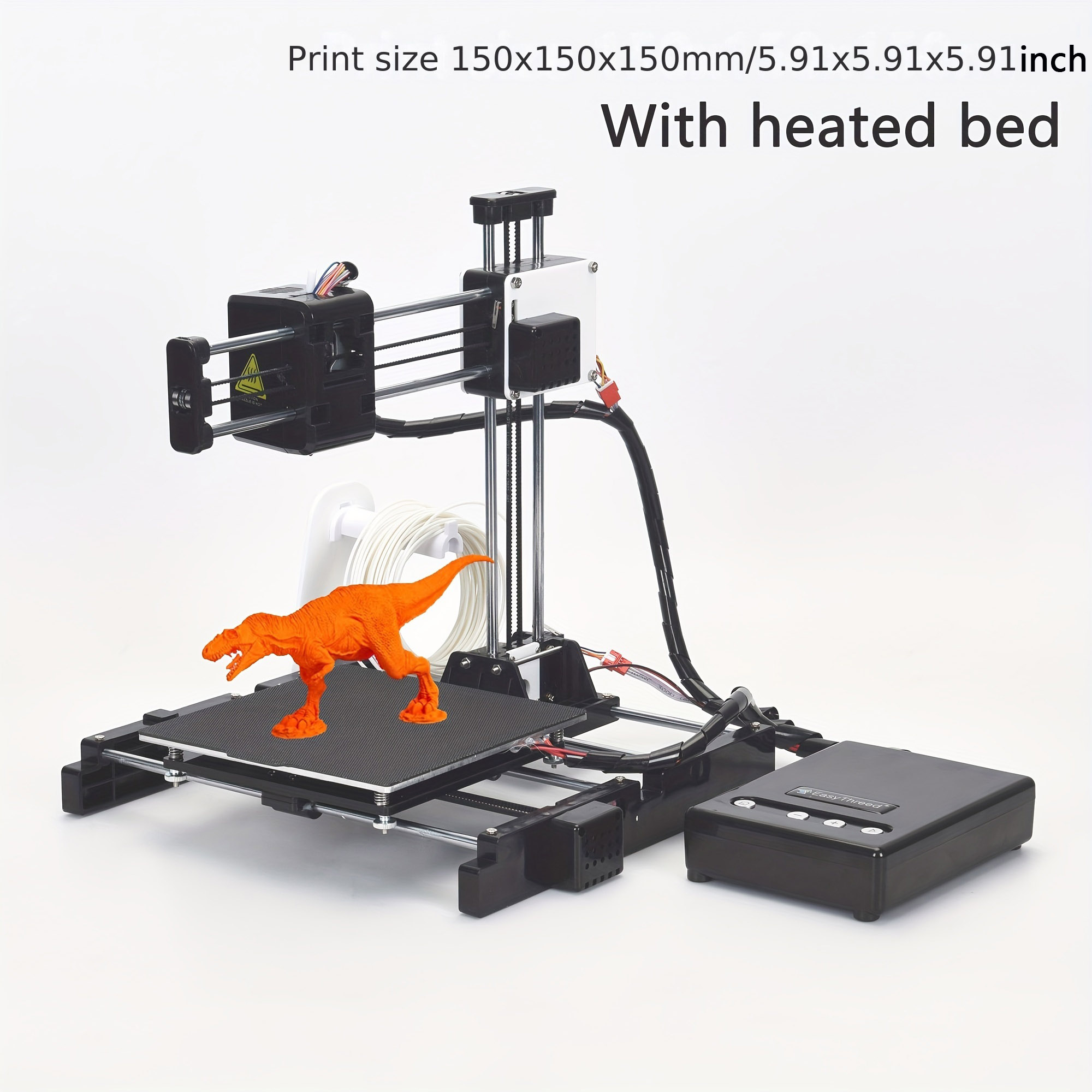 Easythreed X3  Mini 3D Printer for Household Education & Students 150*150*150mm Printing Size  with hotbed with 1.75mm 0.4mm Nozzle/CE Certificate