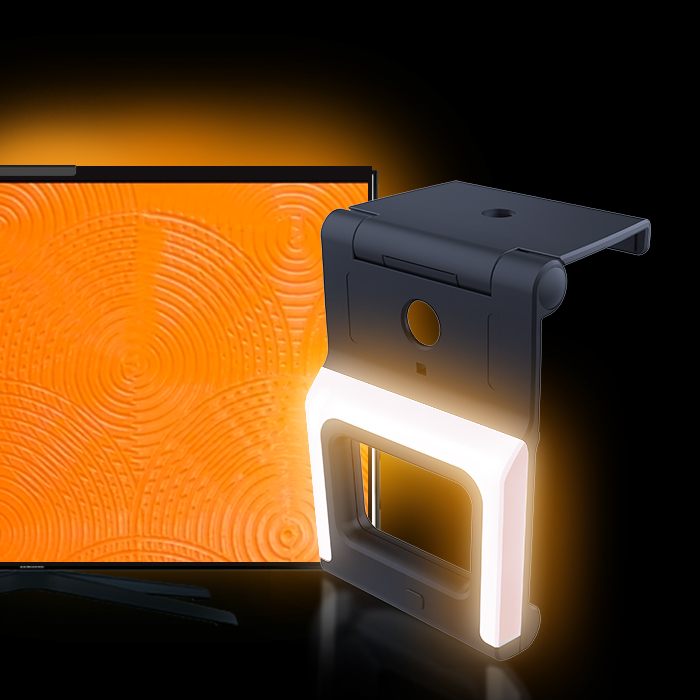 Smart ambient light bracket