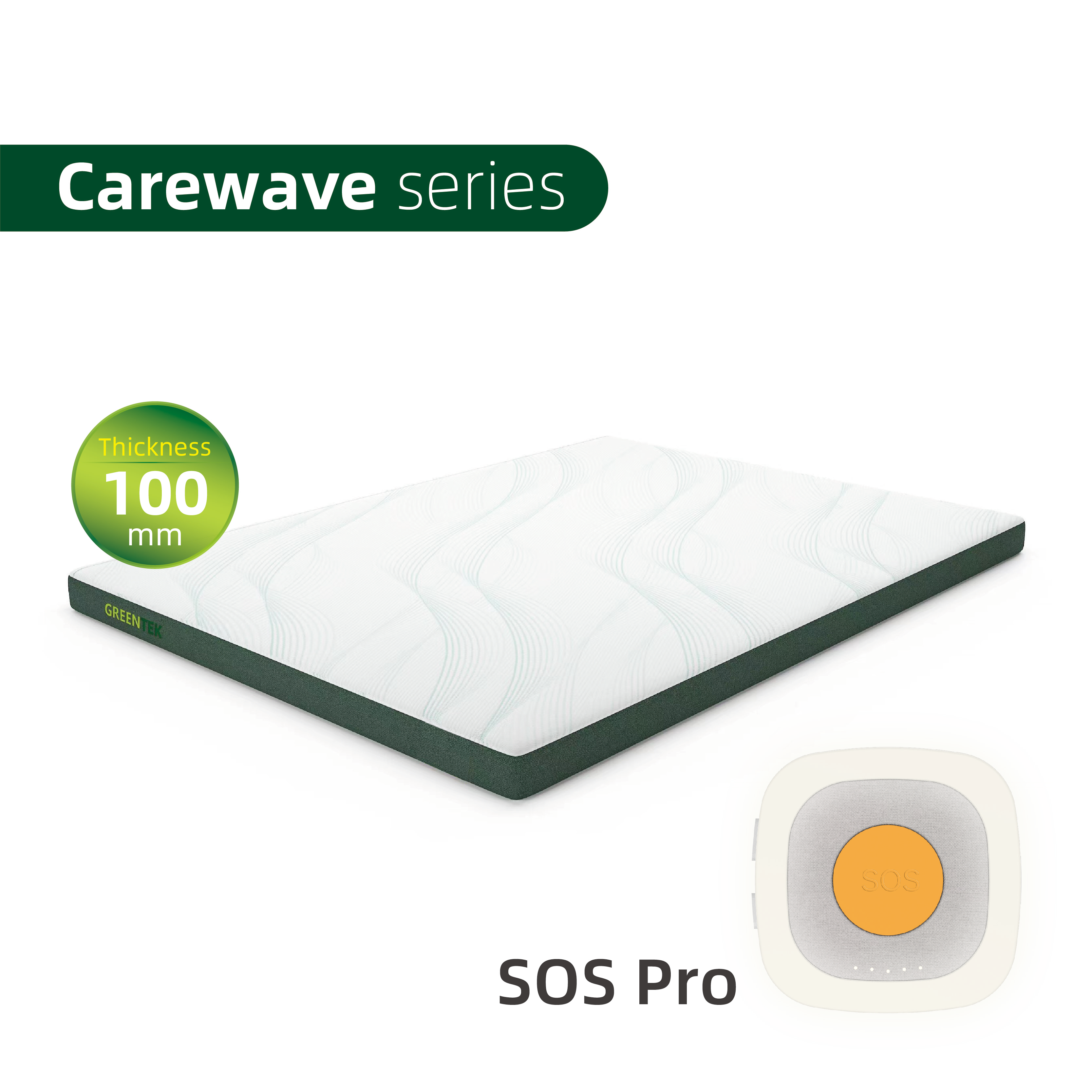 Smart Tracking Mattress-Carewave 100