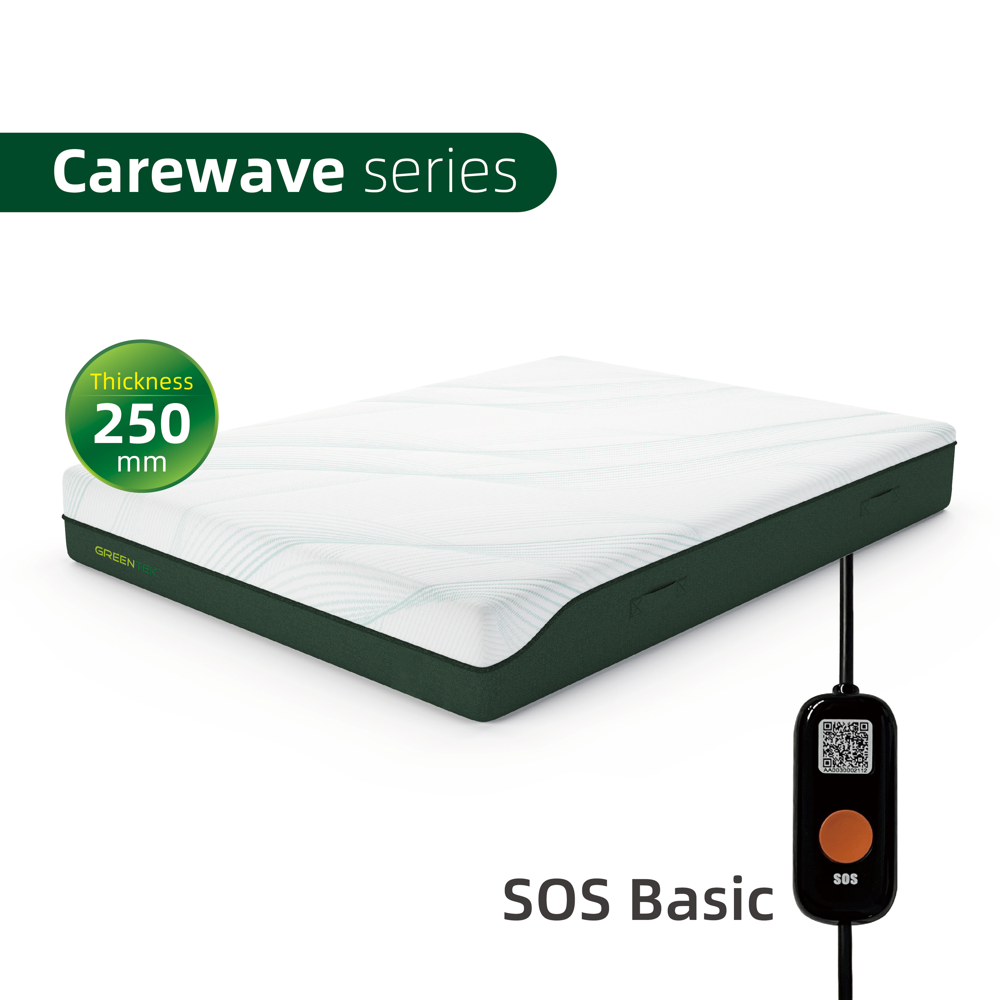 Smart Tracking Mattress-Carewave 250