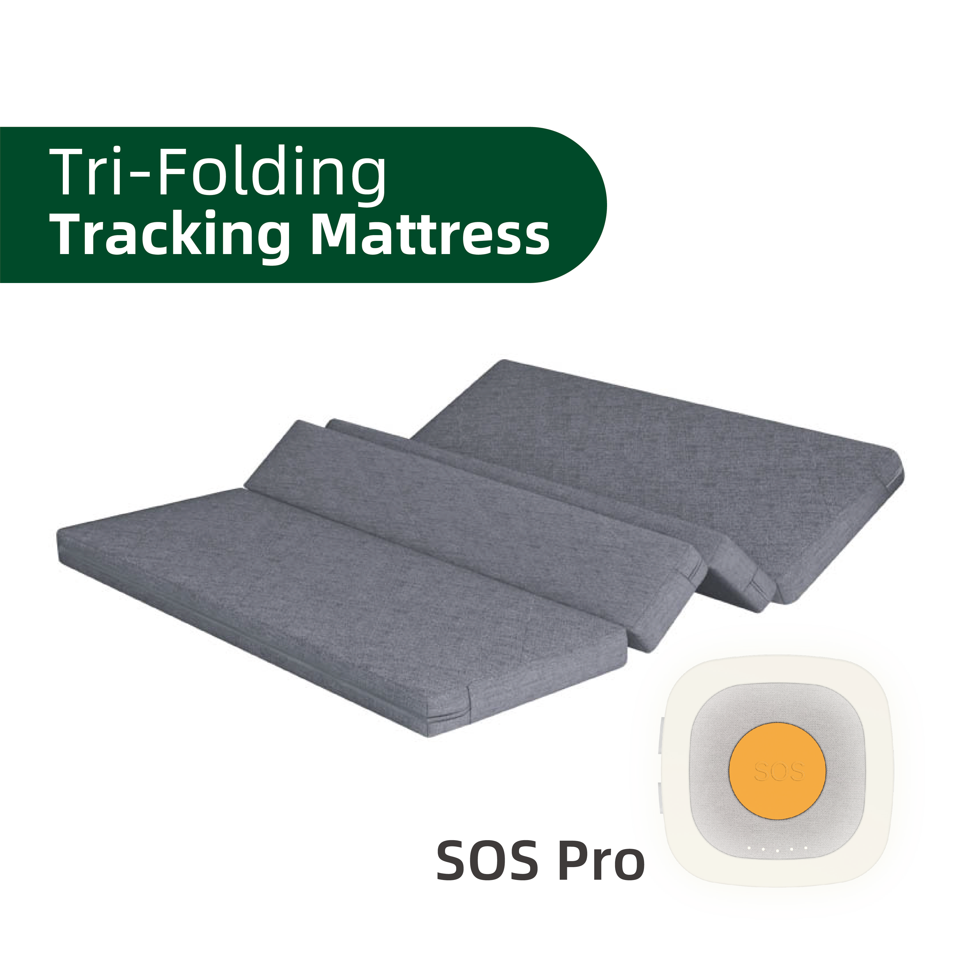 Tri-folding Tracking Mattress