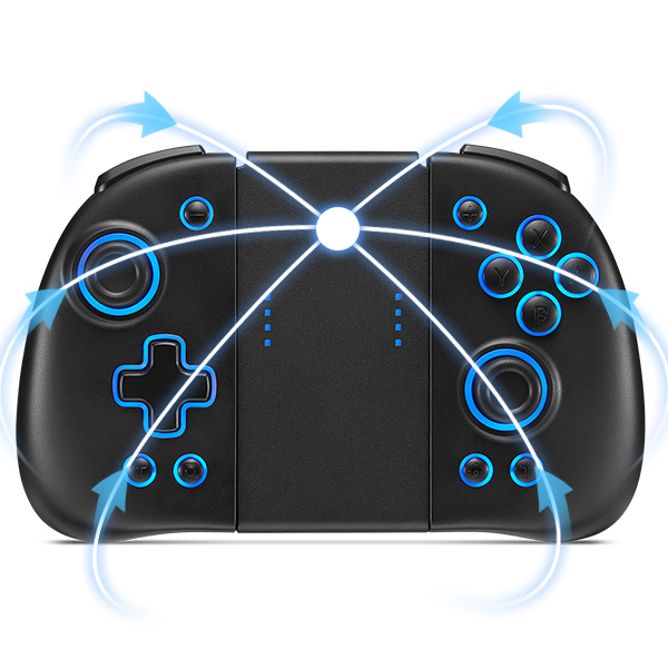 DOYOKY RGB Joycon with Hall Effect JoysticksBlack