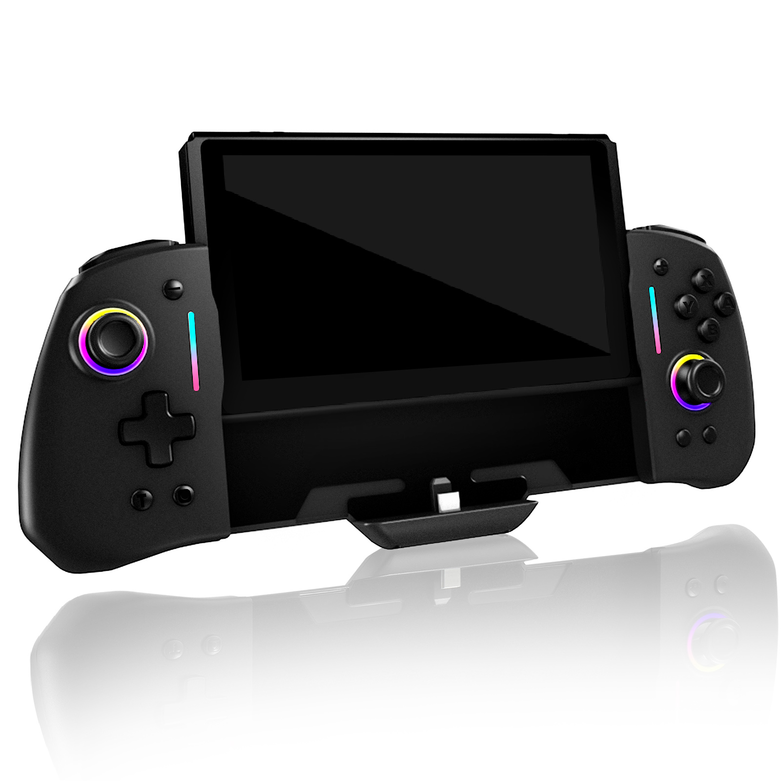 DOYOKY Wired RGB Joycon Controller for Switch/Switch OLED-Black