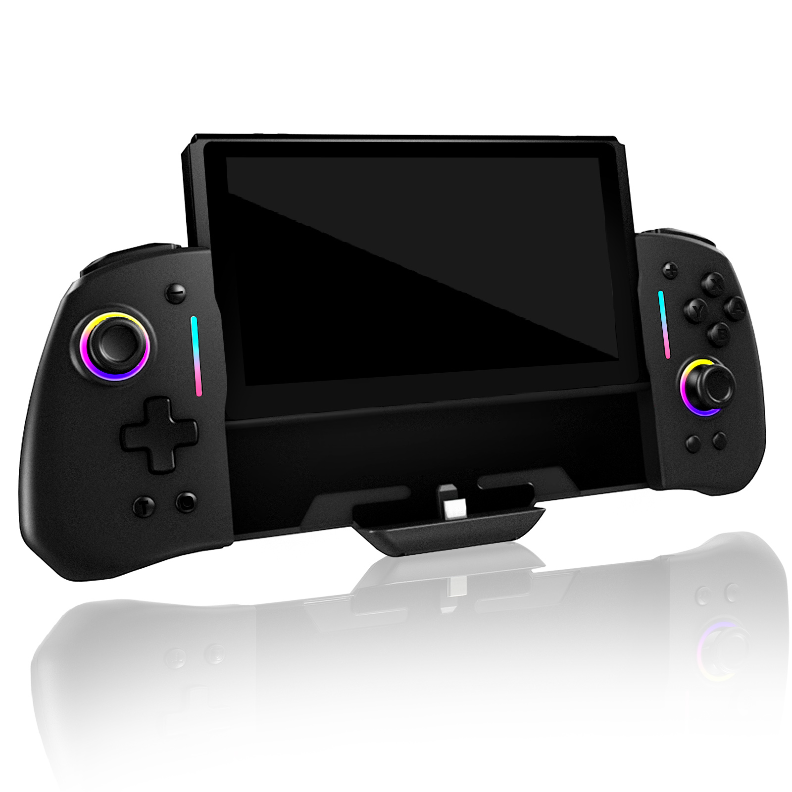 DOYOKY Wired RGB Joycon Controller for Switch/Switch OLED-Black-DOYOKY