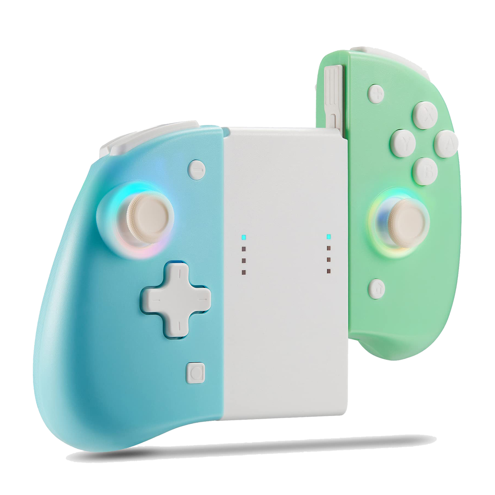 DOYOKY Wireless RGB Joycon Controller for Switch/Switch OLED-Blue&Green-DOYOKY