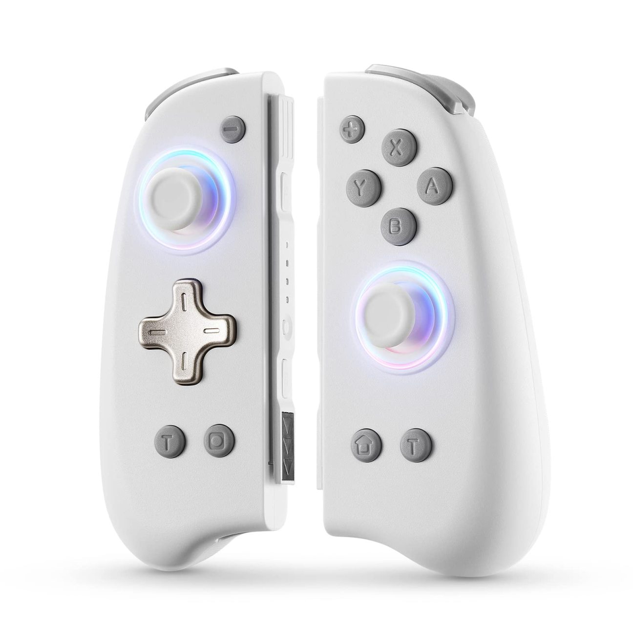 DOYOKY Wireless RGB Joycon Slim Controller for Switch/Switch OLED-White ...