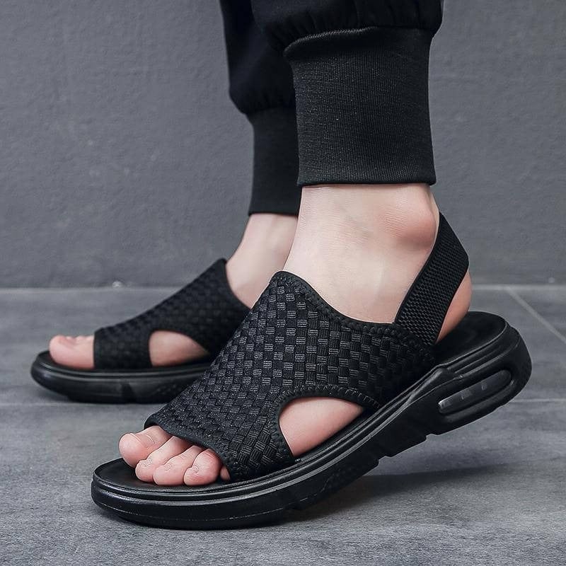 🔥Last Day 30% OFF🔥Man's Soft Sole Woven Summer Sandals🔥Buy 2 Get 10%OFF & Free Shipping