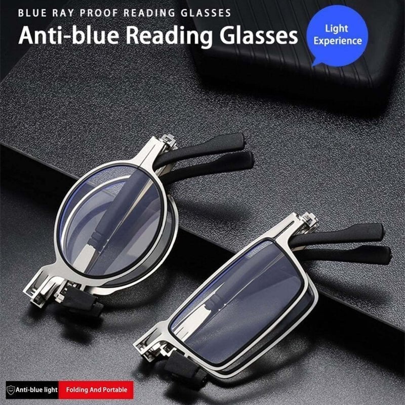 🔥Last Day Promotion 50% OFF🔥 Screwless Ultra Light Titanium Folding Glasses🔥Buy Two Get One Free🔥
