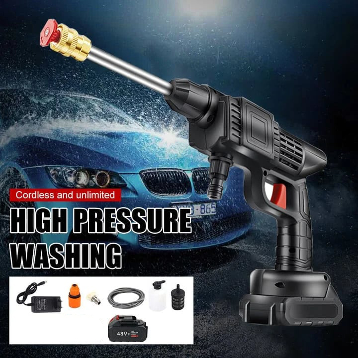 🔥Last day promotion 40% OFF🔥Portable Cordless High Pressure Spray Water Gun(Buy A Set Free Shipping)