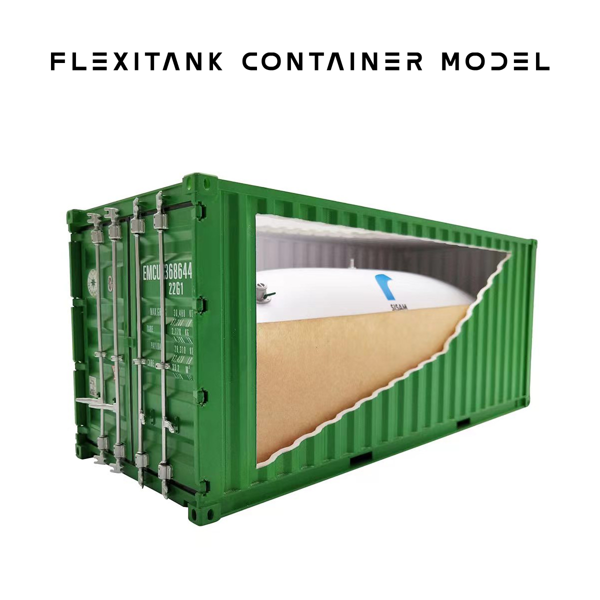 Flexitank Container 3D Model Scale 1:20