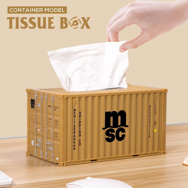 Shipping Container Tissue Box