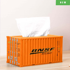 Shipping Container Tissue Box