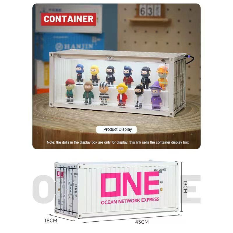 Shipping Container Model Lighting Display Box