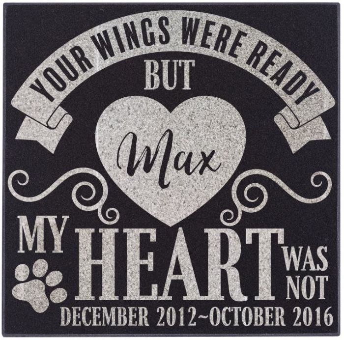 Personalized Pet Memorial Stones for Dogs Pet Grave Markers