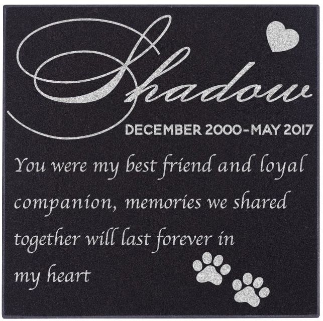 Personalized Dog Memorial Stones Customized pet Grave Marker Headstones #1