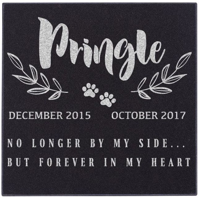 Personalized Dog Memorial Stones Customized pet Grave Marker Headstones #5
